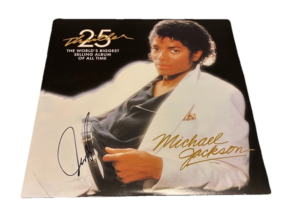 Jafaar Jackson Autographed Michael Jackson Thriller 25th Anniversary Beckett COA
