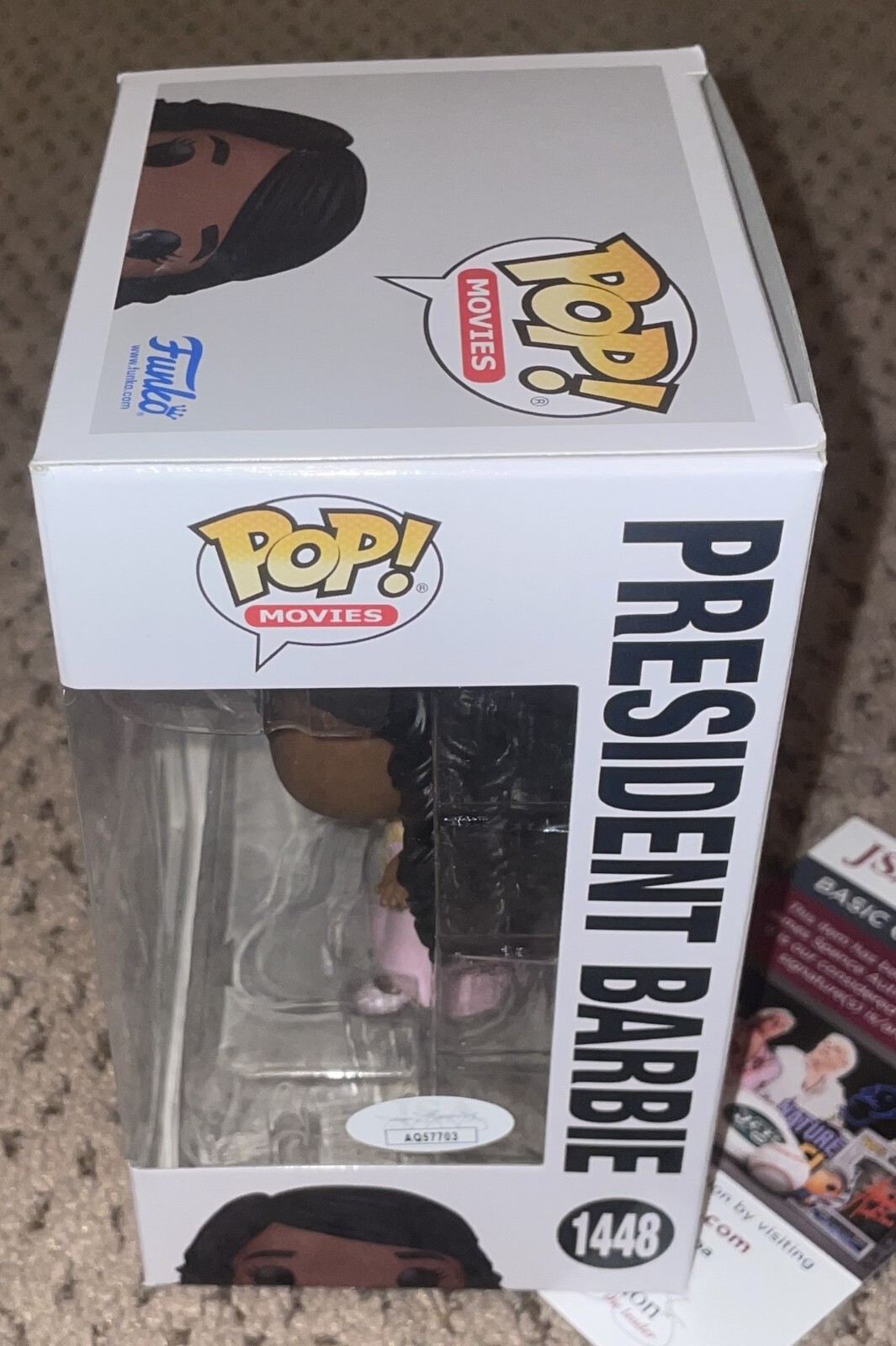 ISSA RAE SIGNED PRESIDENT BARBIE FUNKO POP JSA AUTOGRAPH THE MOVIE
