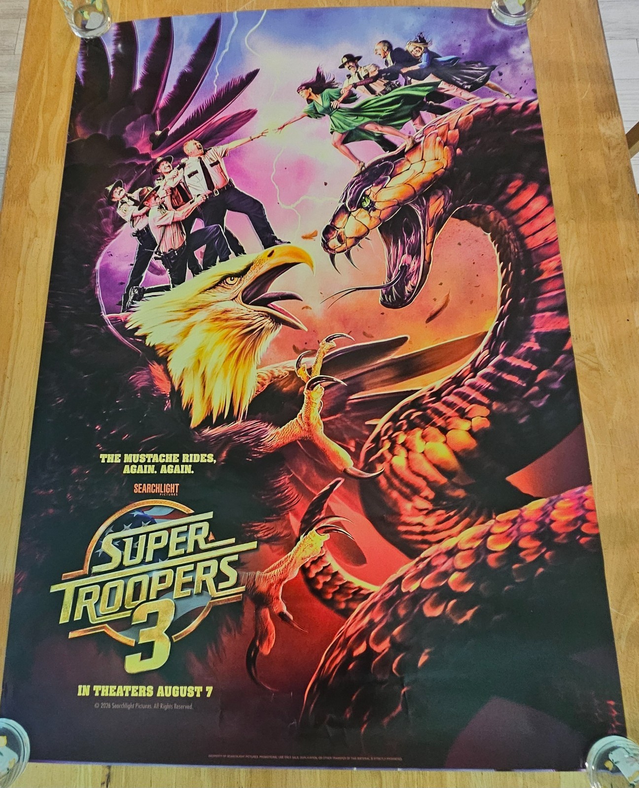 Super Troopers 3 – original DS movie poster 27×40 D/S 2026 Advance A