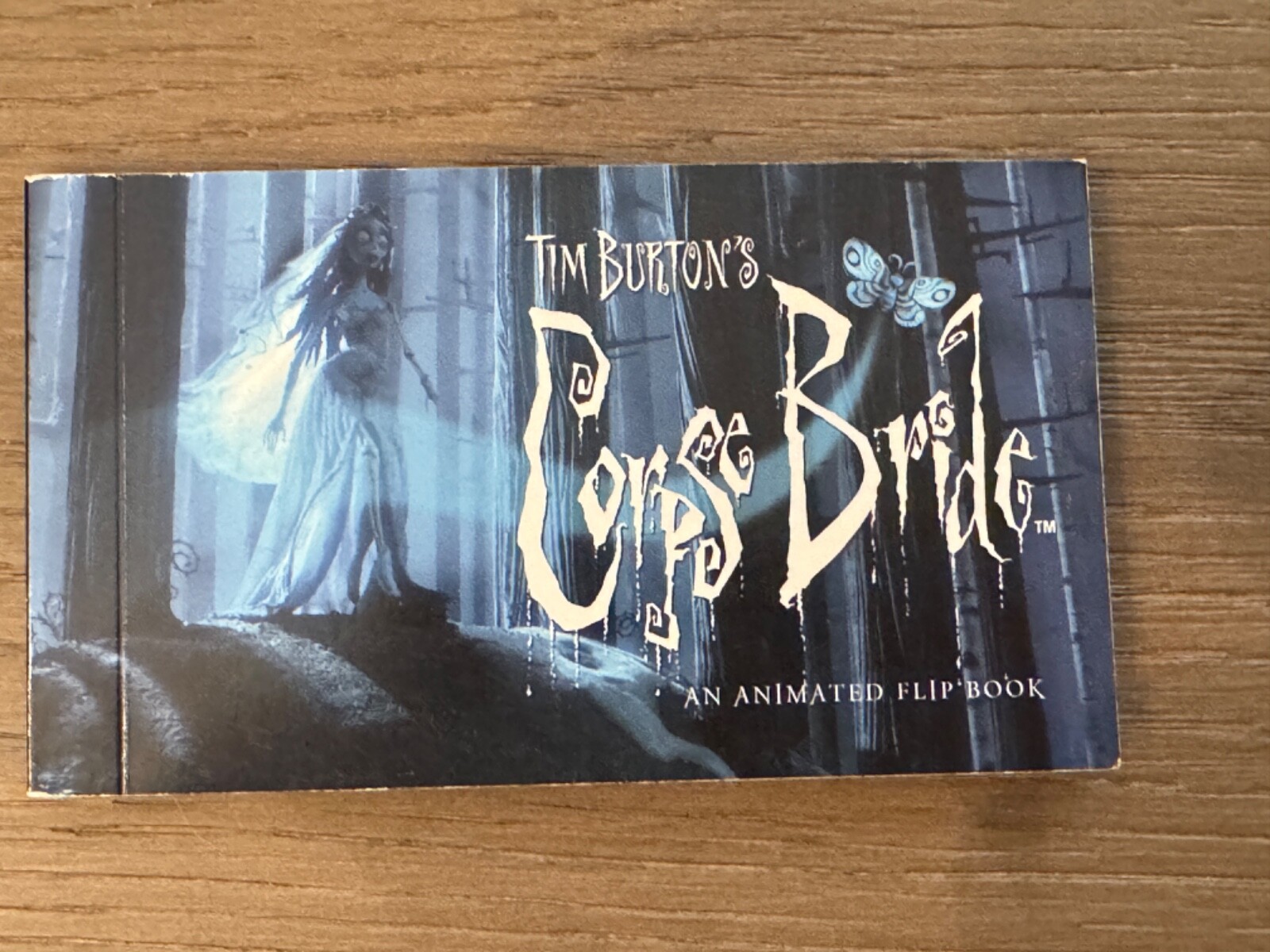 Tim Burton’s Corpse Bride 2005 Animated Flip Book Johnny Depp USED