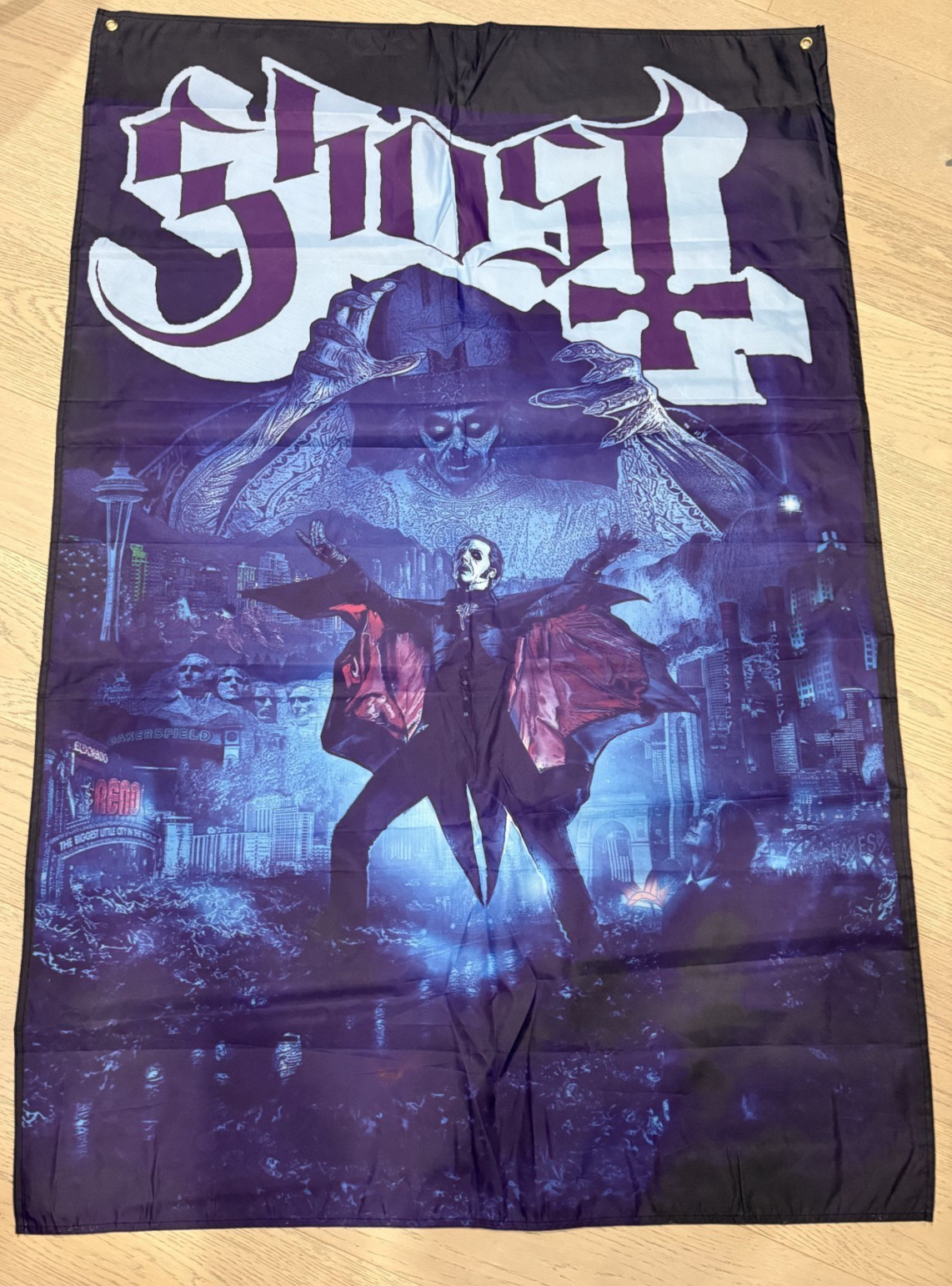 Ghost Ultimate Tour Named Death Flag banner “A Pale Tour Named Death” VERY RARE
