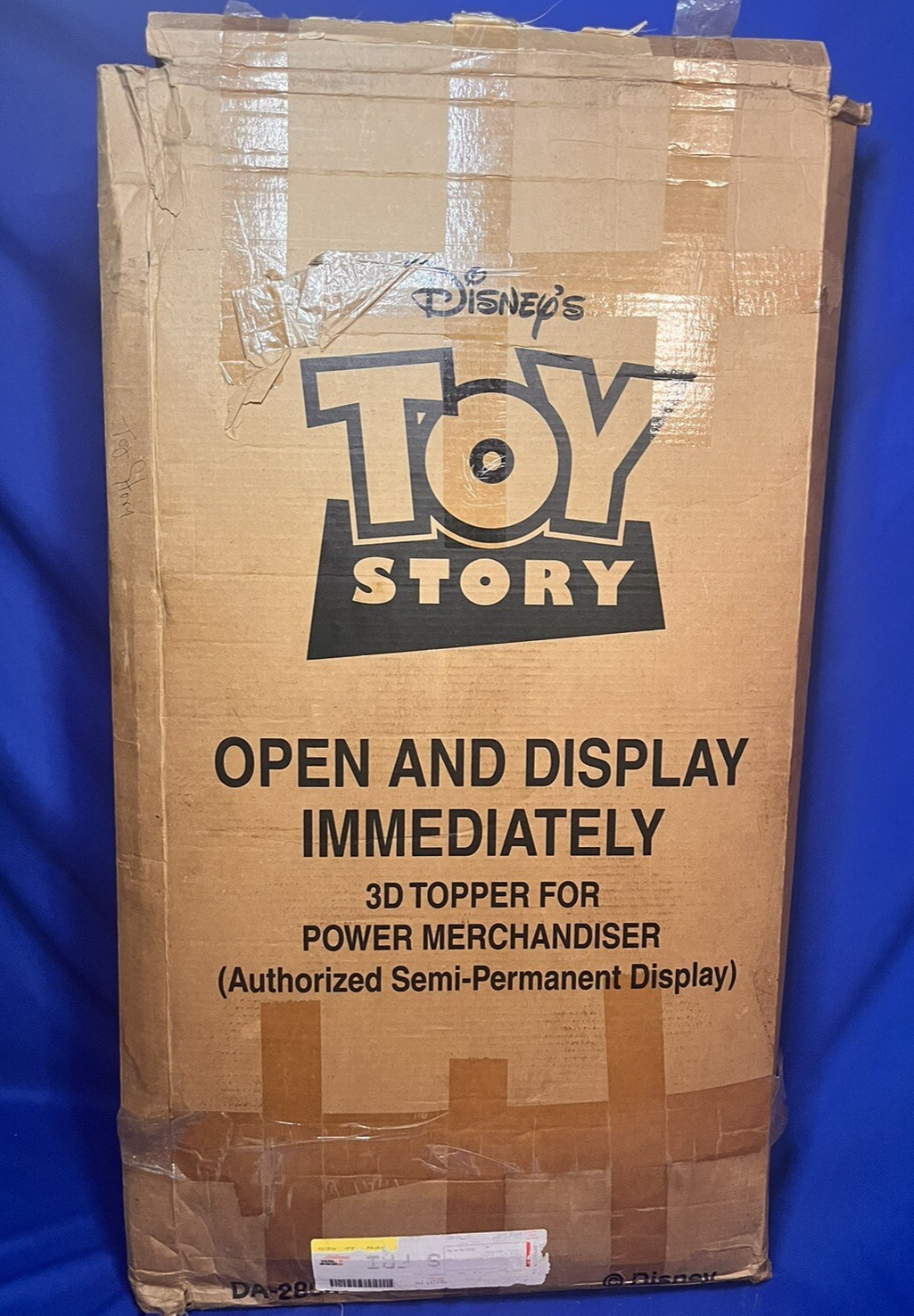 Pixar Toy Story DVD Display Video Store Display Standee With Original Box