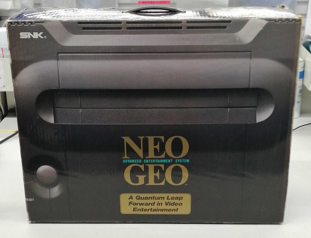 SNK NEO GEO Console System NEO-0 W/ 1 Controller Memory Card Boxed Vintage JP