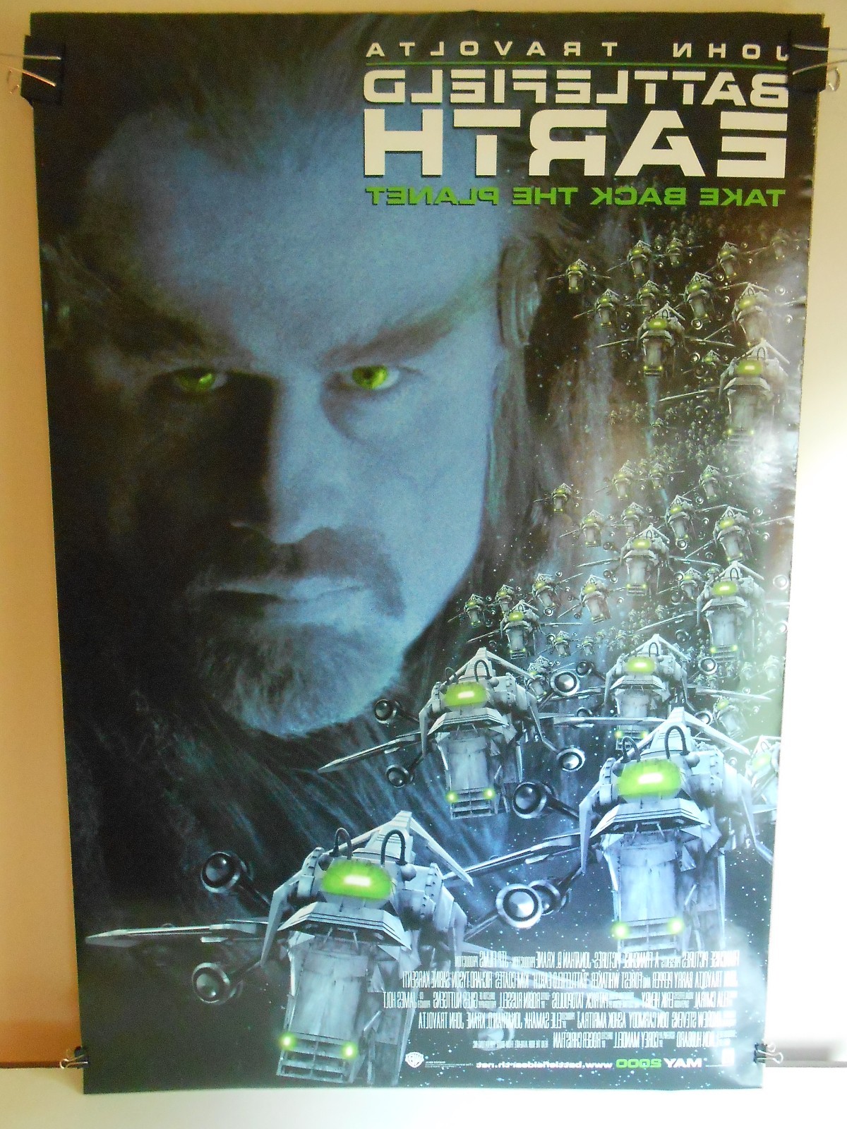 Battlefield Earth (2000) Original Double Sided Movie Poster John Travolta 27×40