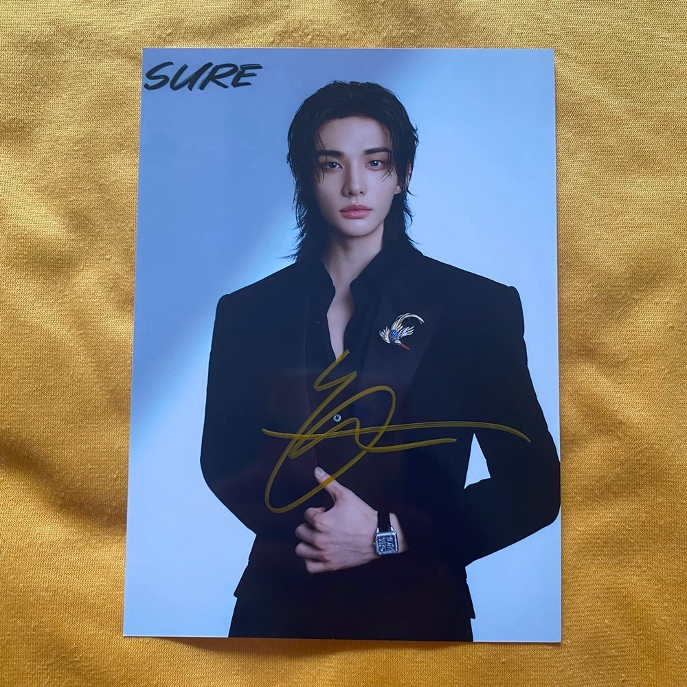 SKZ STRAY KIDS Hwang Hyun-Jin AUTOGRAPHED SIGNED Photo 4*6 K-POP 2026 #Nice