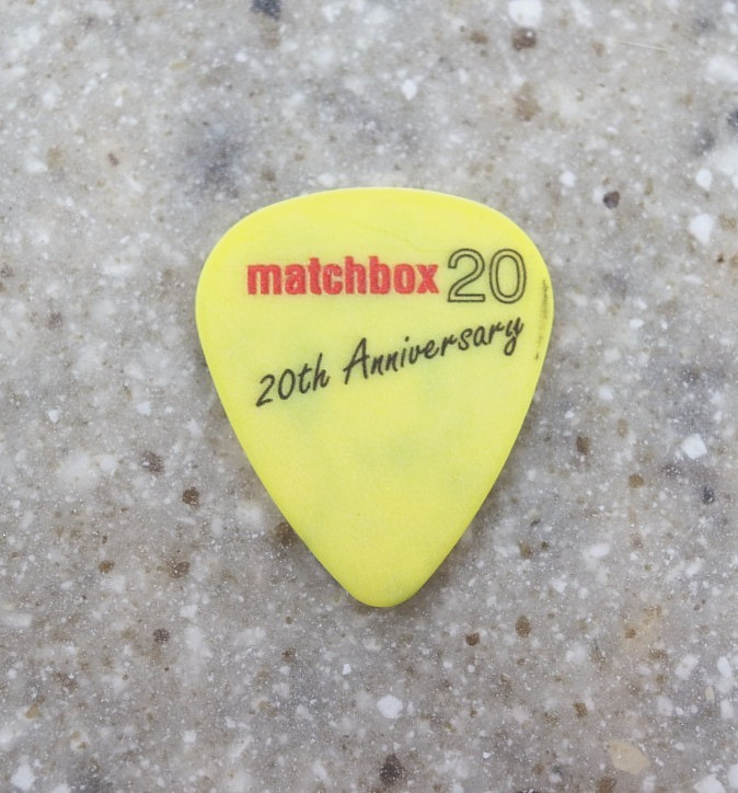 MATCHBOX 20 tour guitar pick counting crows goo goo dolls everclear wallflowers