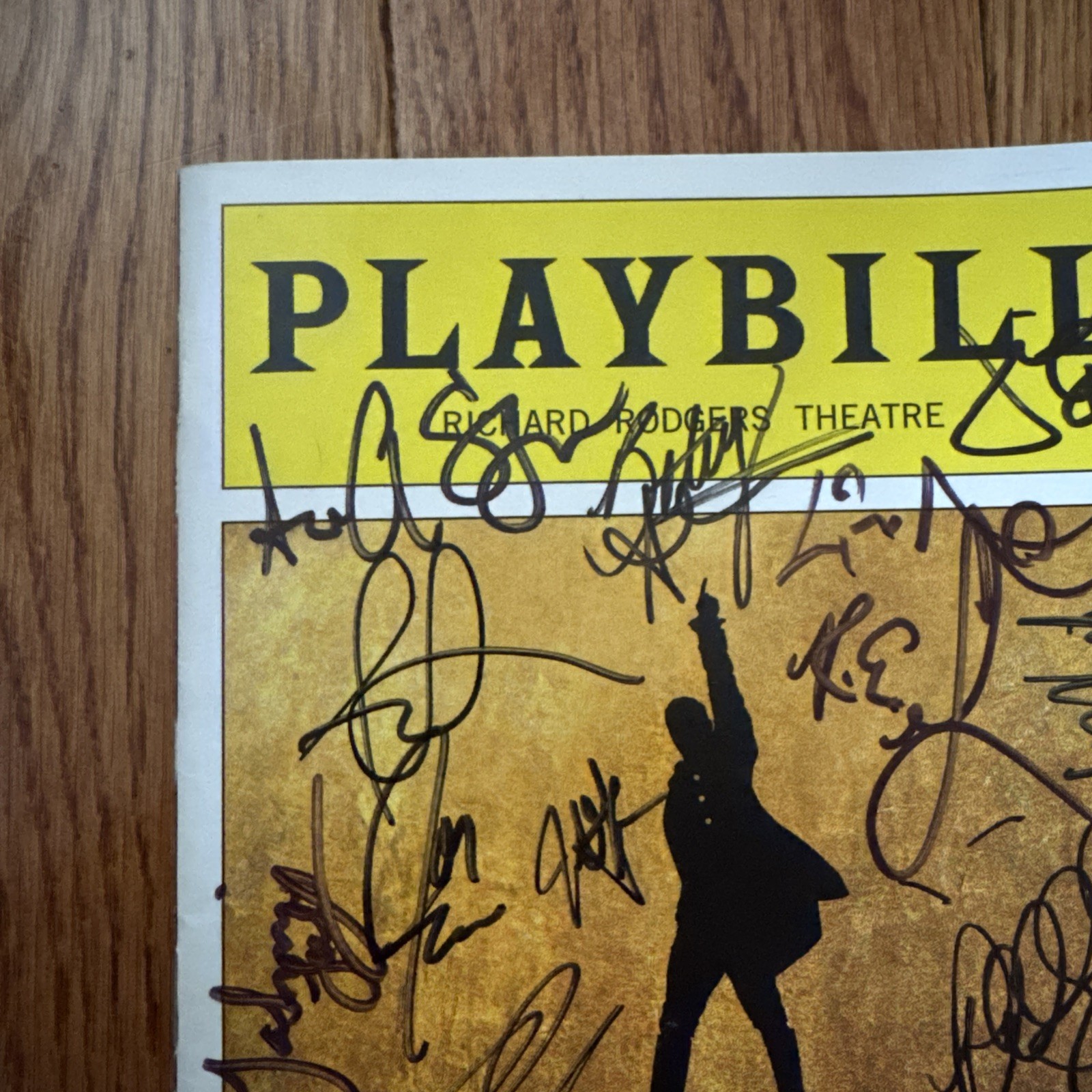 Hamilton Playbill July 2015 Autographed Original Broadway OBC Lin Manuel Miranda