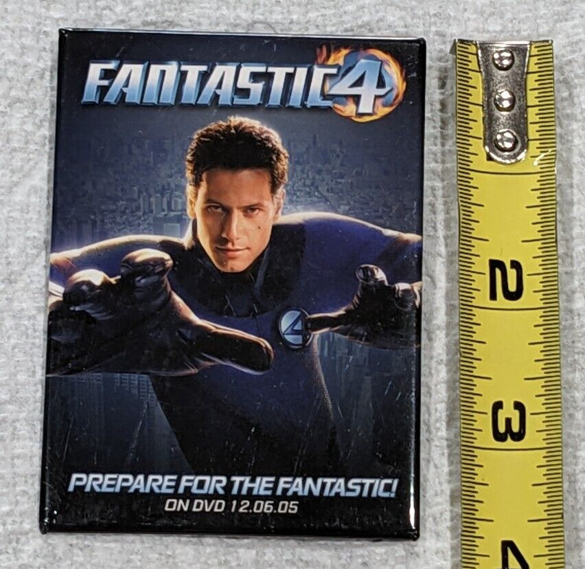 December 6, 2005 “FANTASTIC 4 REED RICHARDS” DVD RELEASE PROMO BUTTON