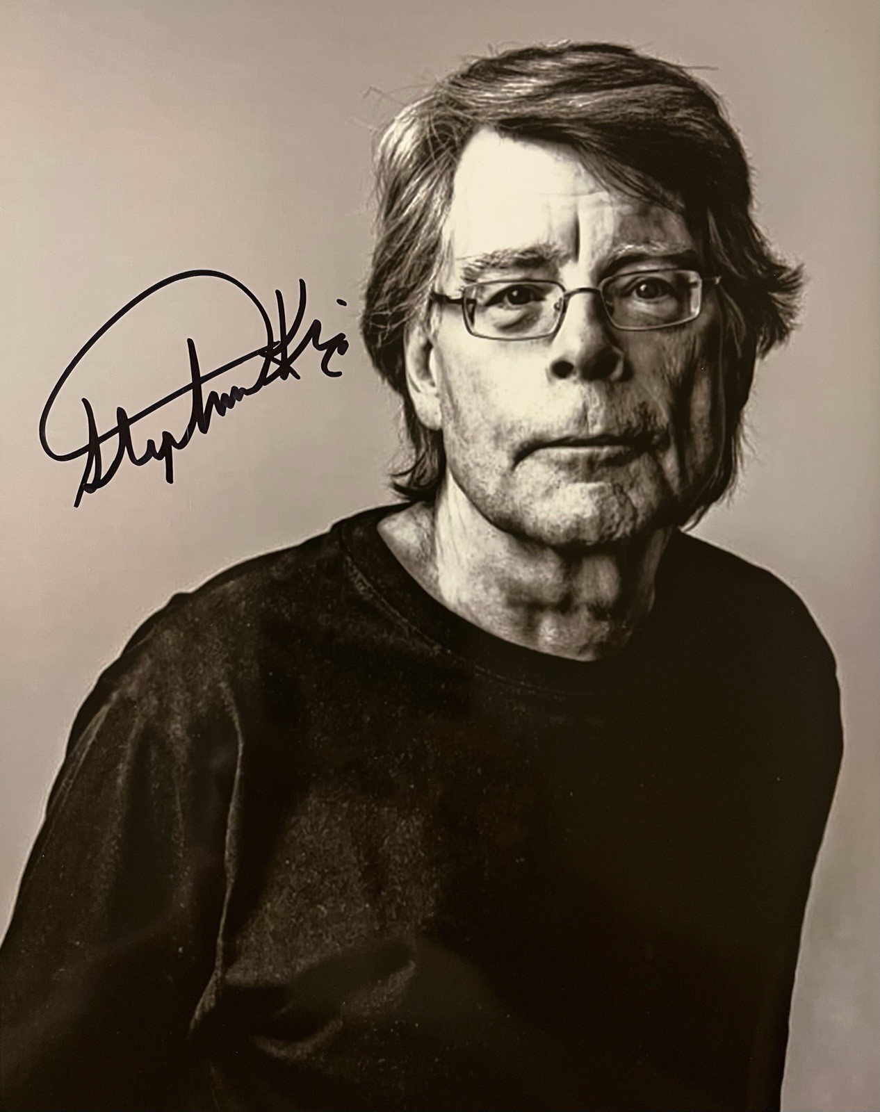 Stephen King Signed Photo with COA Autograph The Stand Salems Lot The Boogeyman