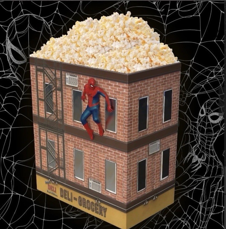 Spider-Man: Brand New Day 130oz Building Popcorn Bucket! IN HAND!!! 🕷️🕸️🕷️