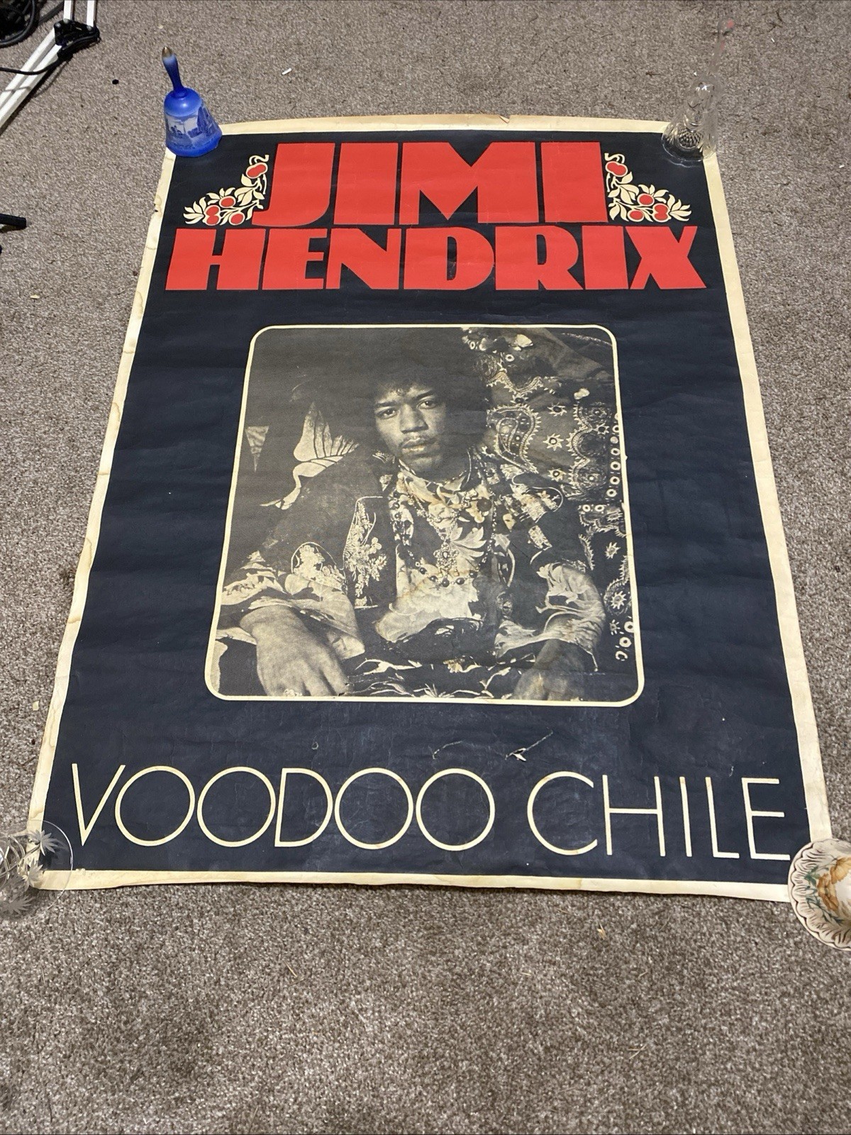 Jimi Hendrix Voodoo Chile Poster.Featured on Pawn Stars Episode