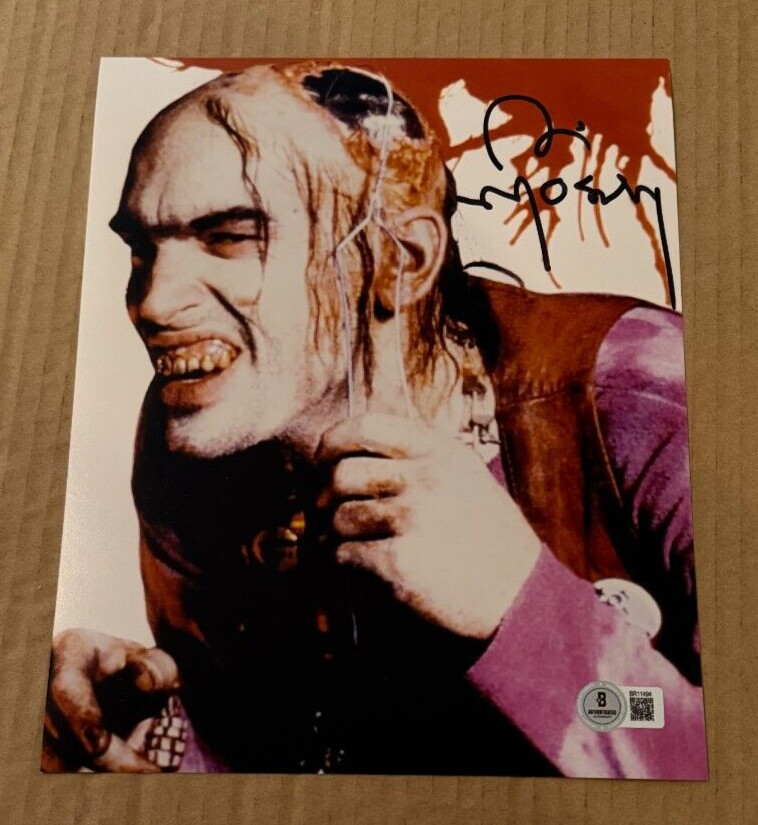 BILL MOSELEY SIGNED CHOP TOP 8X10 PHOTO BECKETT COA HAND SIGNED #2