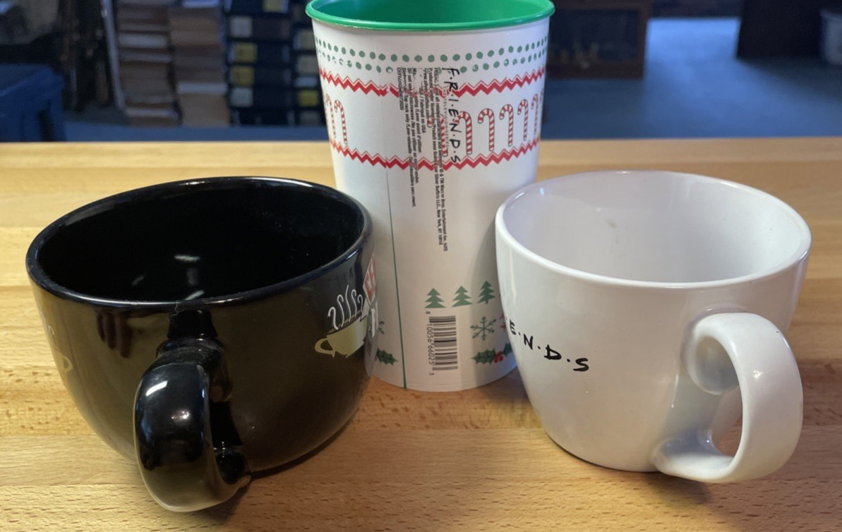 Friends Central Perk Coffee Mugs (2) And Cup