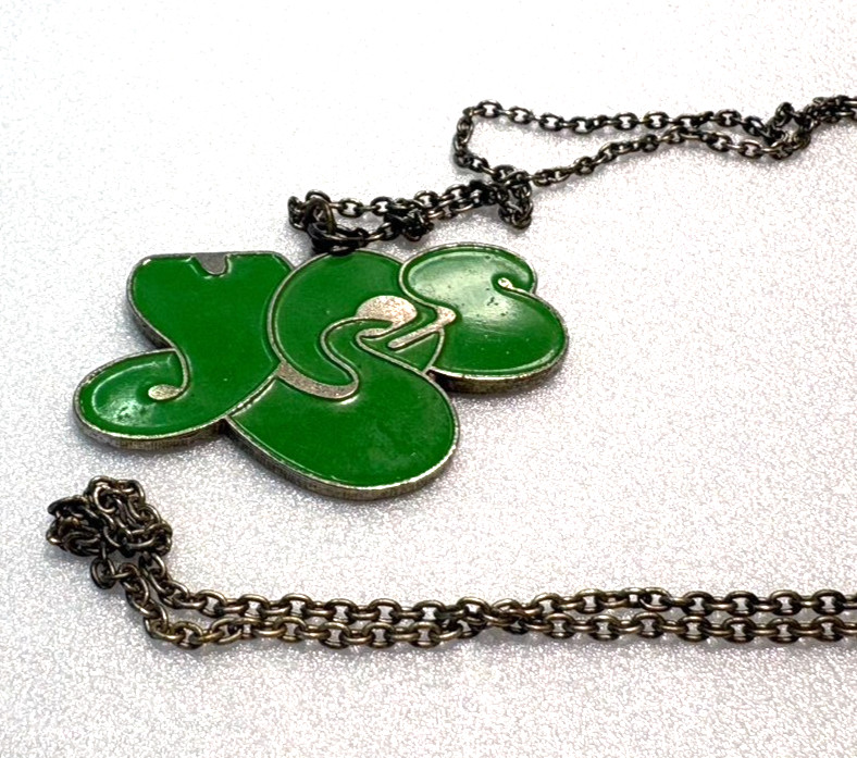 Yes Relayer Promo Necklace Pendant Warner Pioneer Vintage Rare Japan
