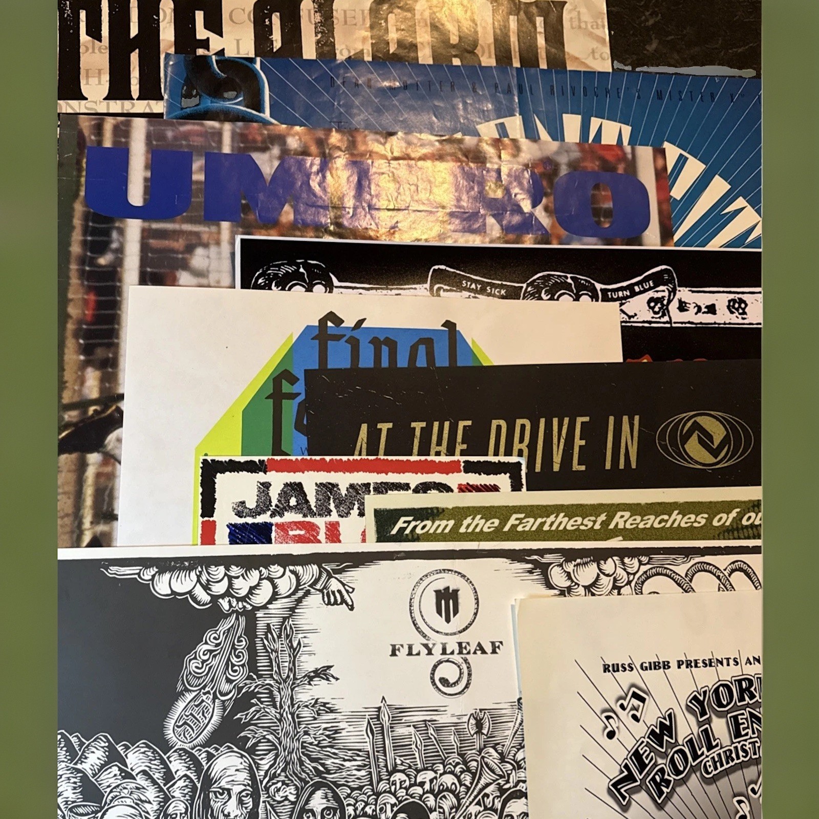 Lot Of 10 Rare Rock And Roll Promotional Posters And Numbered Concert Prints