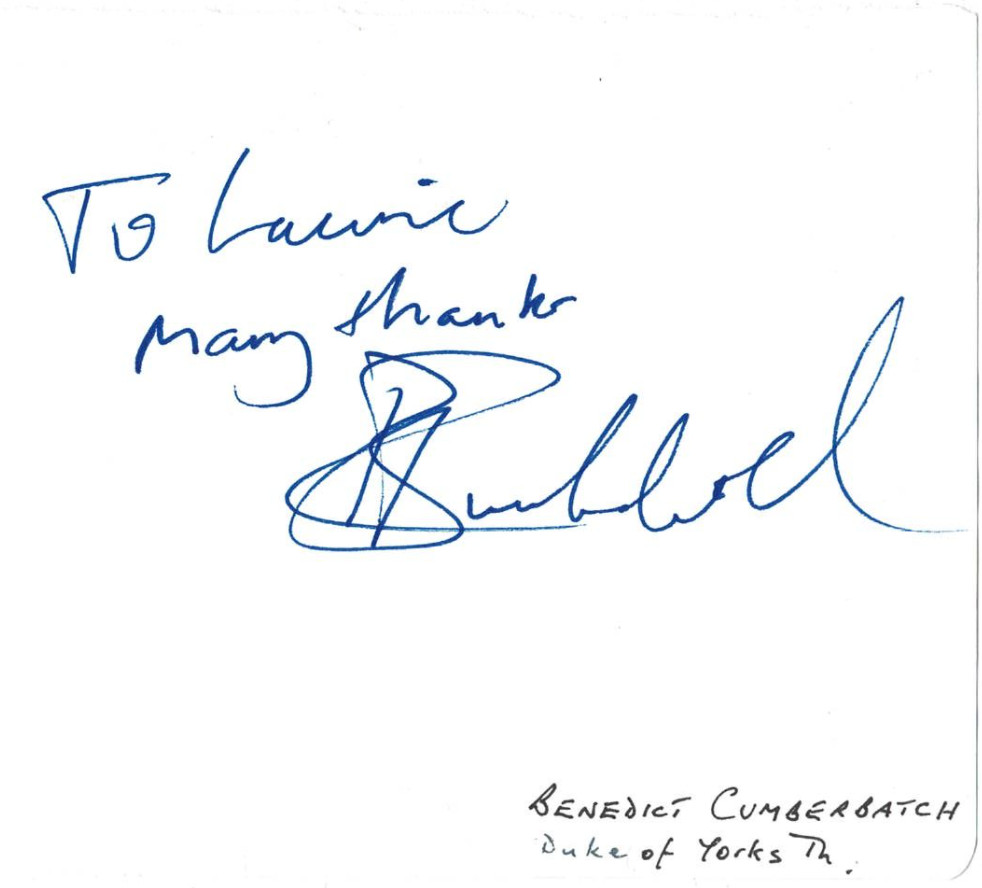 Benedict Cumberbatch Doctor Strange Autographed Signed Album Page AMCo COA 5388