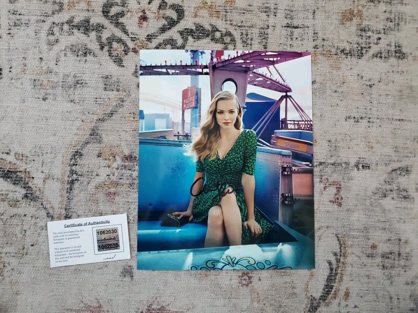 Amanda Seyfried Signed Autographed 8×10 photograph holo COA ACC Seven Veils