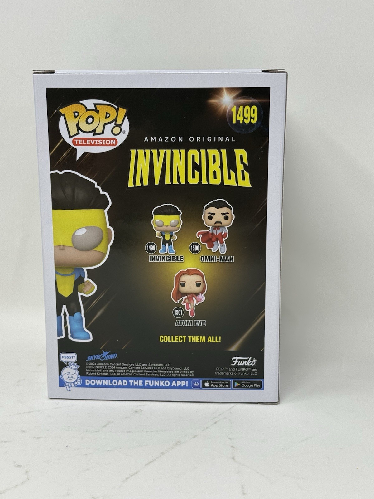 Robert Kirkman Invincible Signed Autograph Invincible Funko Pop 1499 Beckett COA