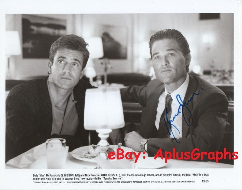 KURT RUSSELL… Tequila Sunrise – SIGNED