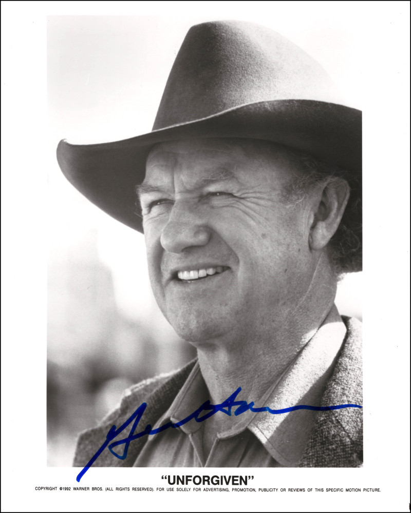 Gene Hackman Signed Autograph 8×10 Original Unforgiven Press Still Photo JSA COA