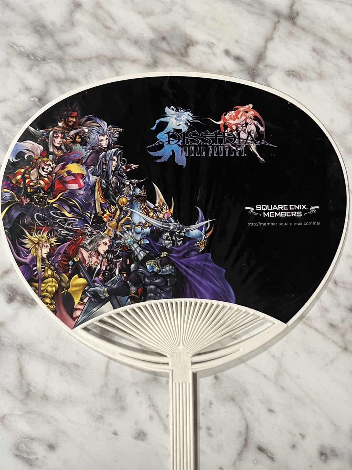 Final Fantasy Dissidia Promo Collector’s Desk Calendar Slip Cover And Fan PSP