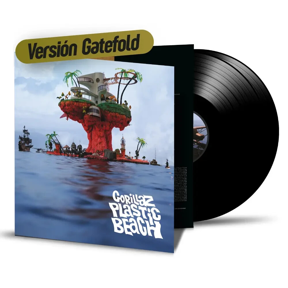 GORILLAZ – Plastic Beach – LP x 2 NEW – ARGENTINA 2022 Vinyl + BOOK