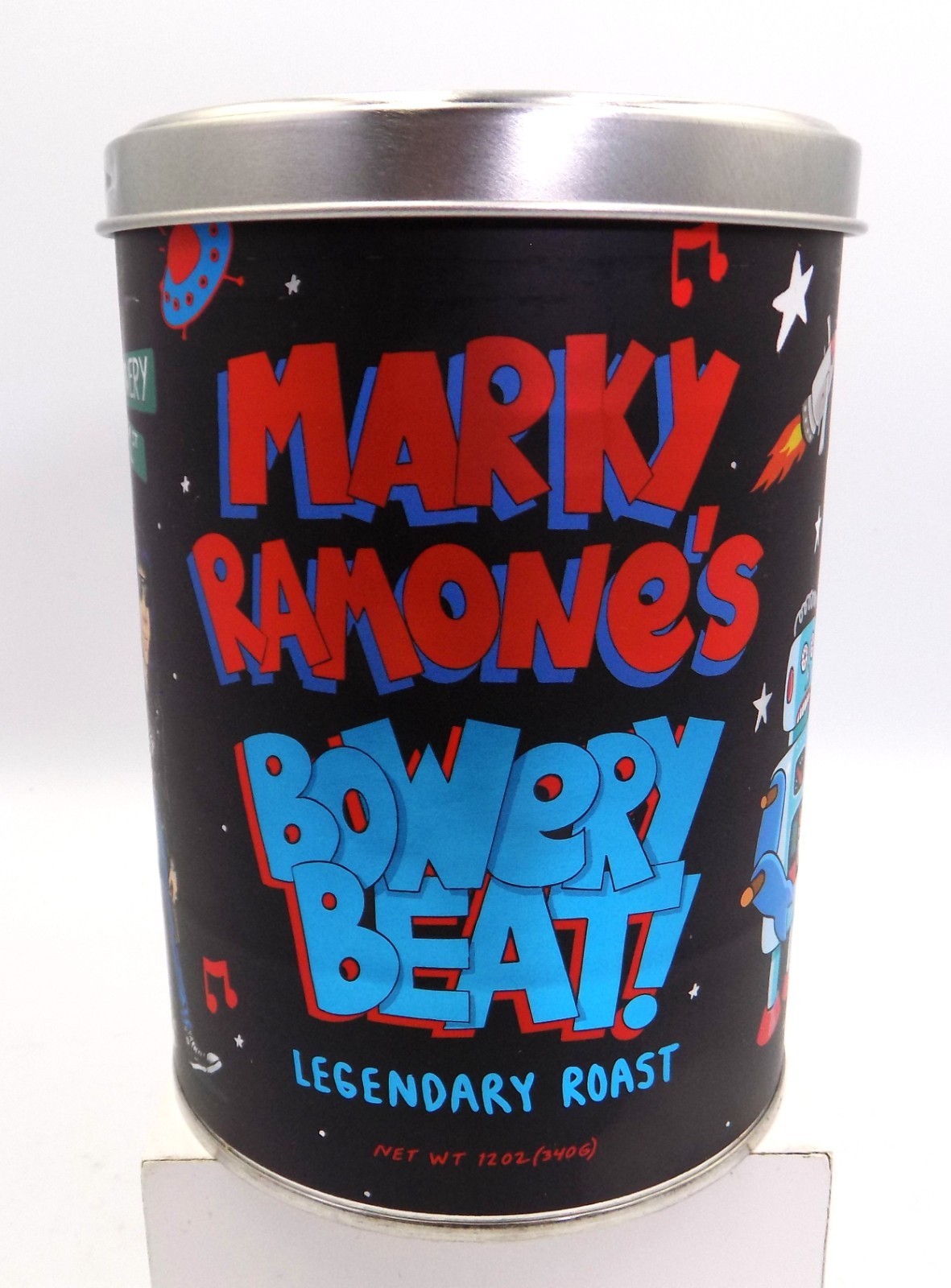 Marky Ramone’s Limited Edition Can “Bowery Beat” Coffee Sealed Ramones DMC