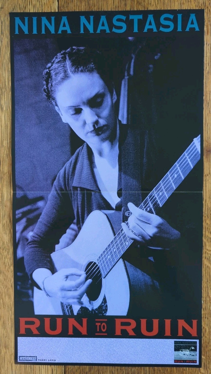NINA NASTASIA Run To Ruin PROMO POSTER Touch and Go 2003