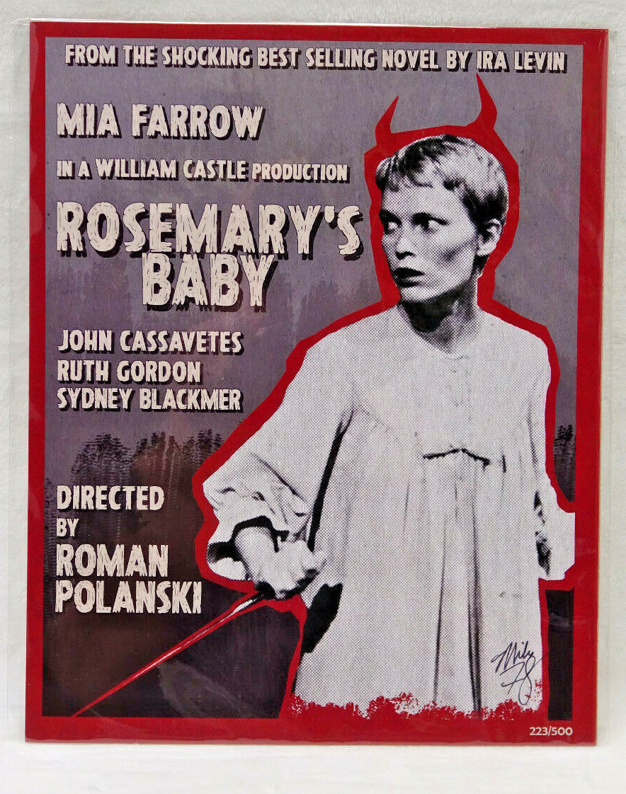 Rosemary’s Baby Signed Photo Mike Flanagan BAM Exclusive COA