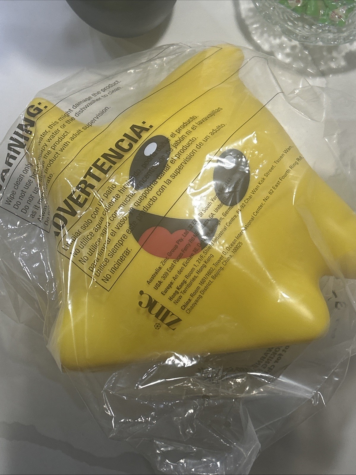 Luna Shaped Popcorn Bucket The Super Mario Galaxy Cinemark Yellow Collectible ⭐️