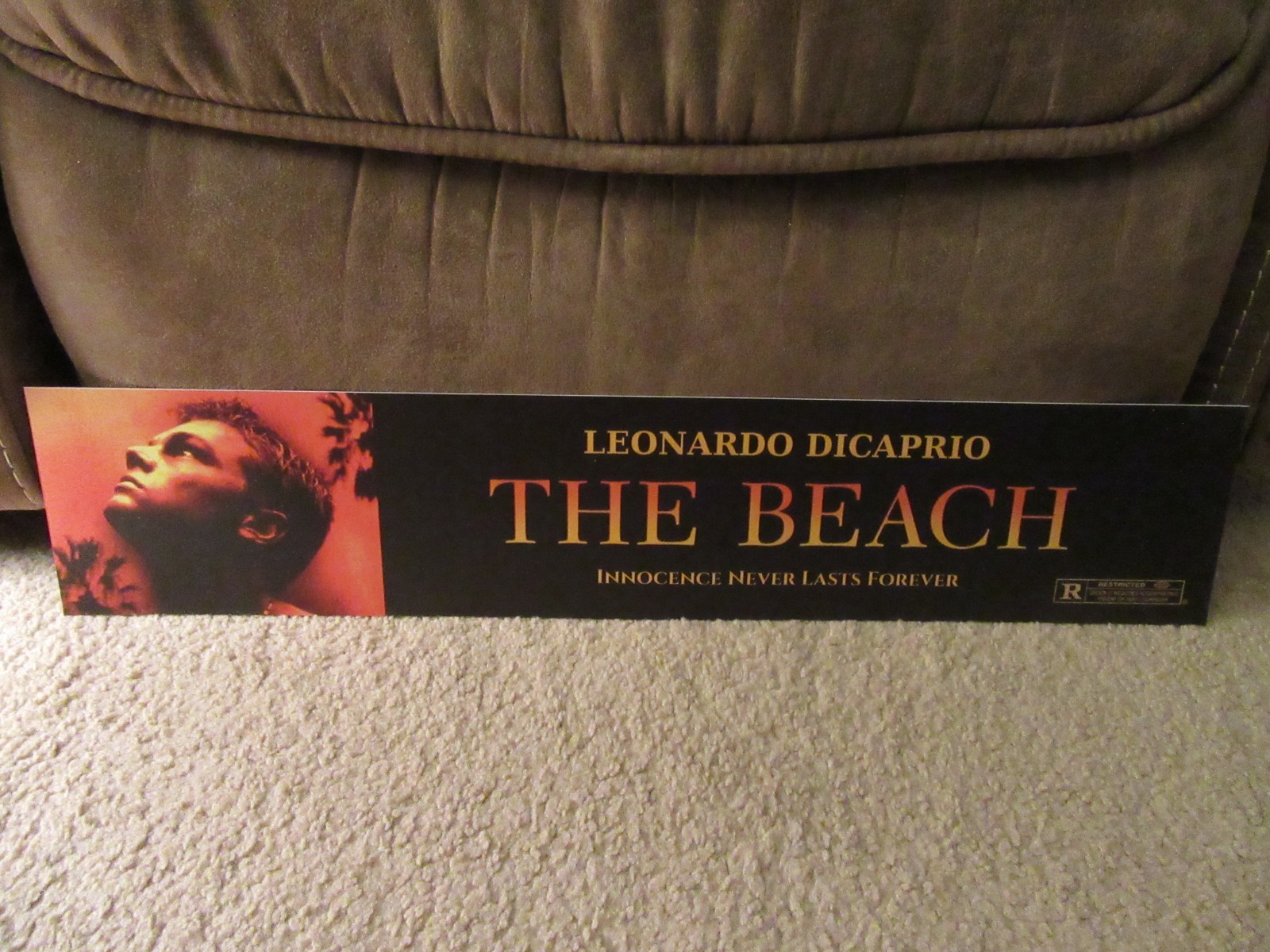 THE BEACH [2000] 5×25 [LARGE] [RE-RELEASE] MOVIE THEATER POSTER [MYLAR]