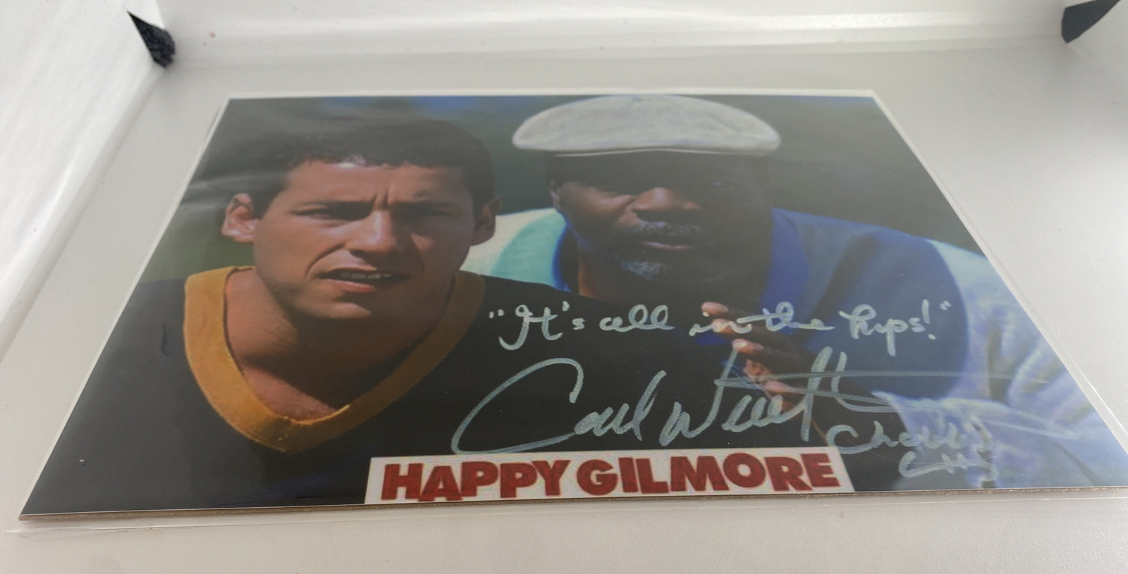 Carl Weathers autograph photo 8×10 signed Chubbs reprint Happy Gilmore