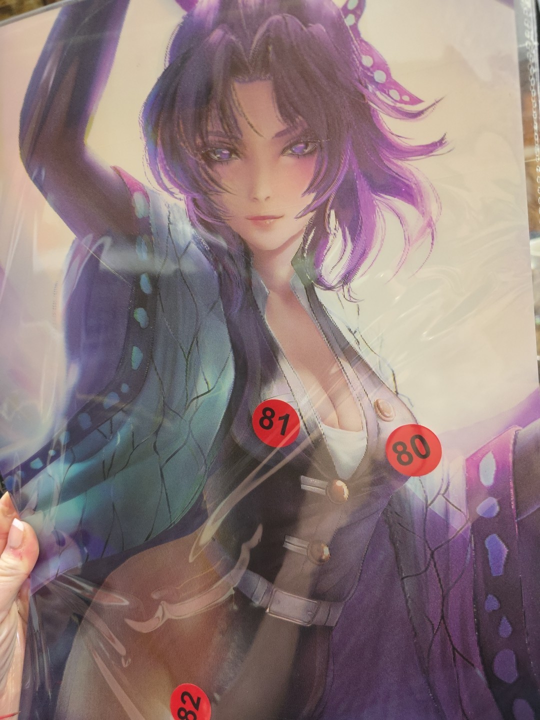 UNCENSORED Shinobu Kocho Demon Slayer 3D Lenticular Poster