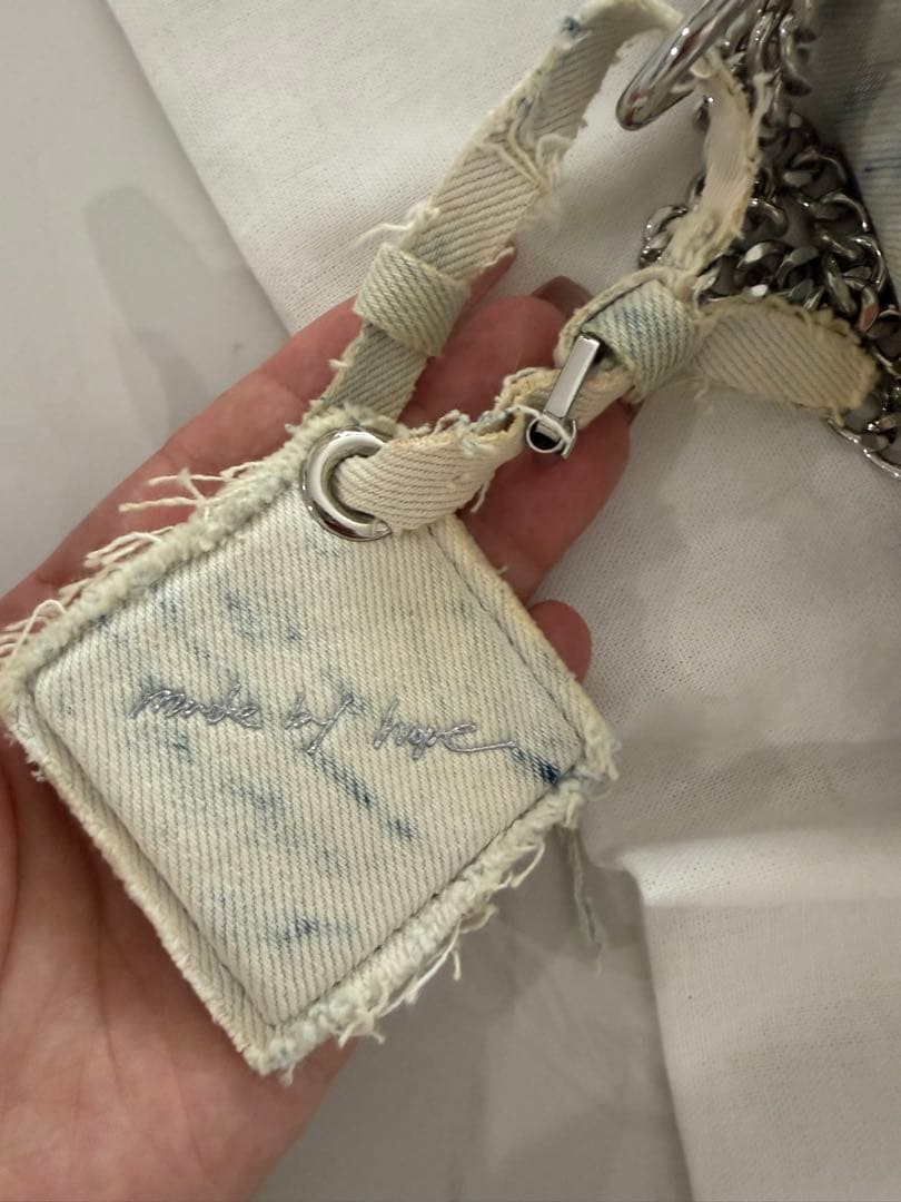 HYBE BTS Artist Made Collection J-HOPE Side Mini Bag Blue Denim Limited Edition