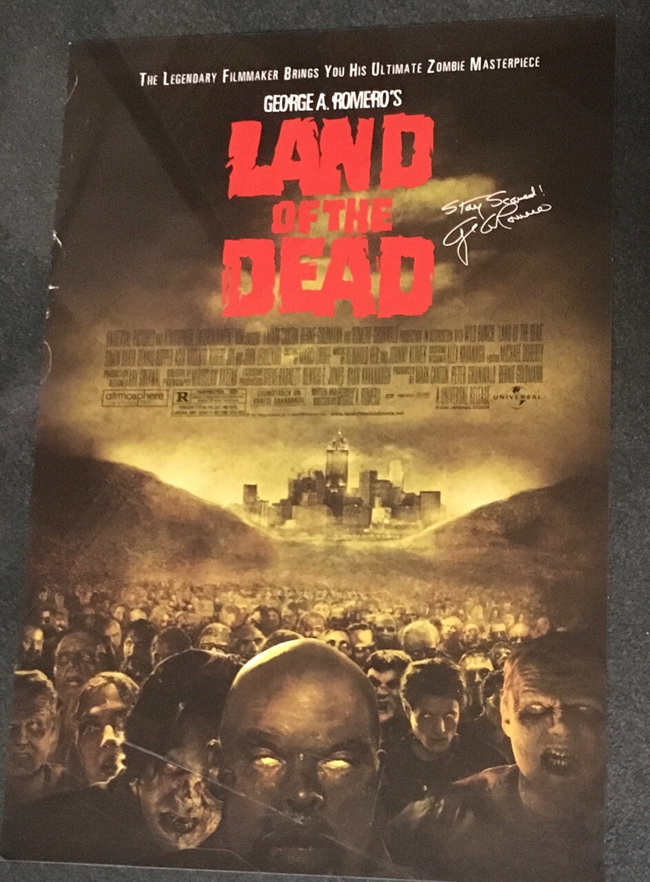 George Romero LAND OF THE DEAD 2005 ORIGINAL 11×17 movie poster! ZOMBIE HORROR!