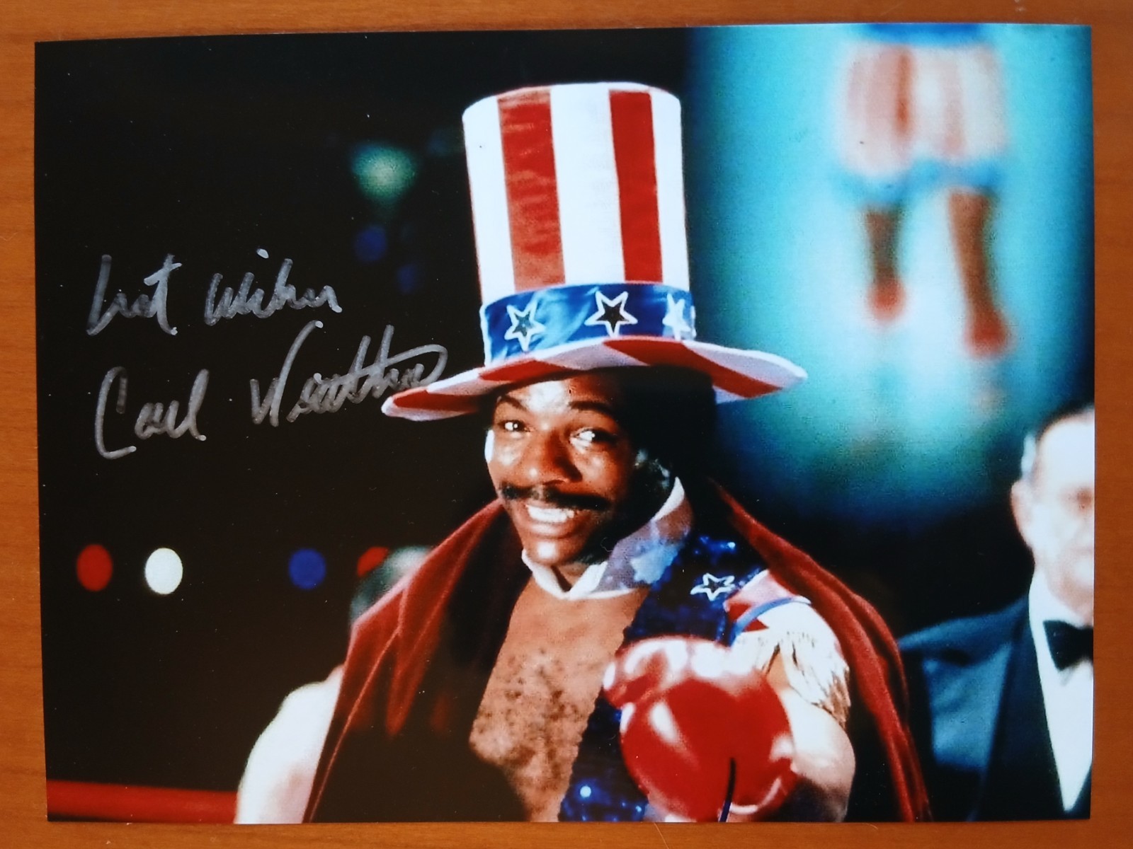Carl Weathers, Apollo, Rocky, Signed Autographed Photo 8×6 in