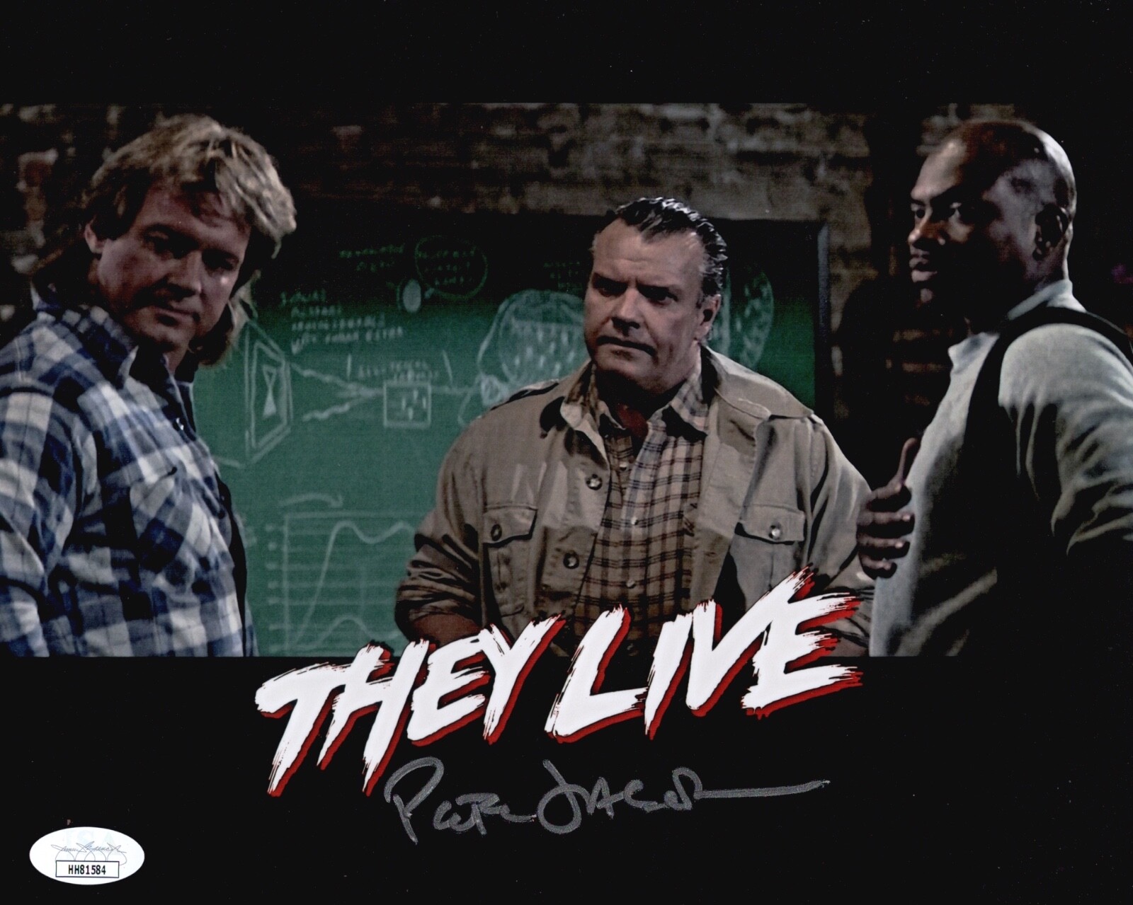PETER JASON Signed THEY LIVE 8×10 Photo In Person Autograph JSA COA Cert