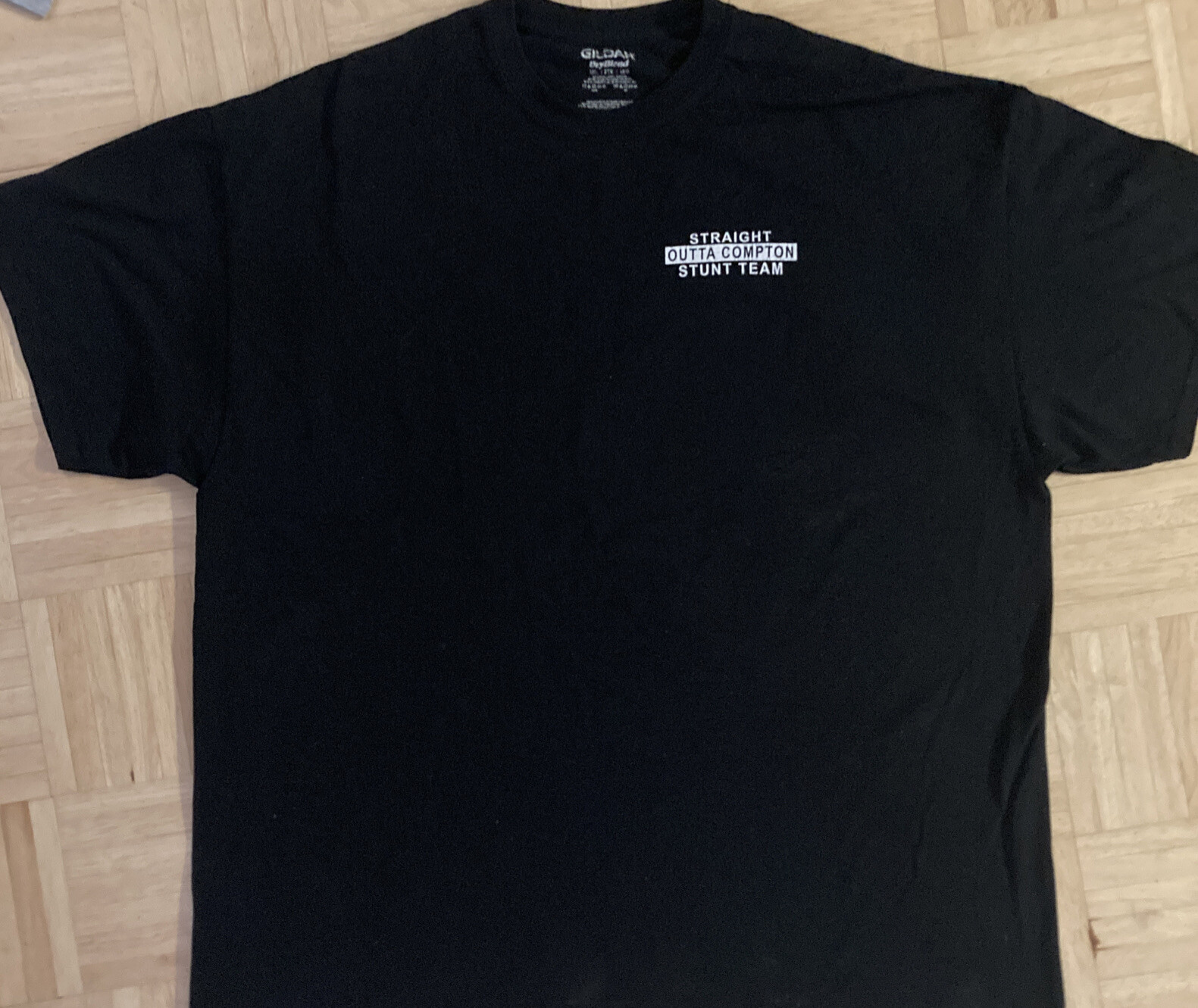 Straight Outta Compton CAST & CREW T-Shirt NWA Movie XXL Eazy-E Ice Cube Dr. Dre