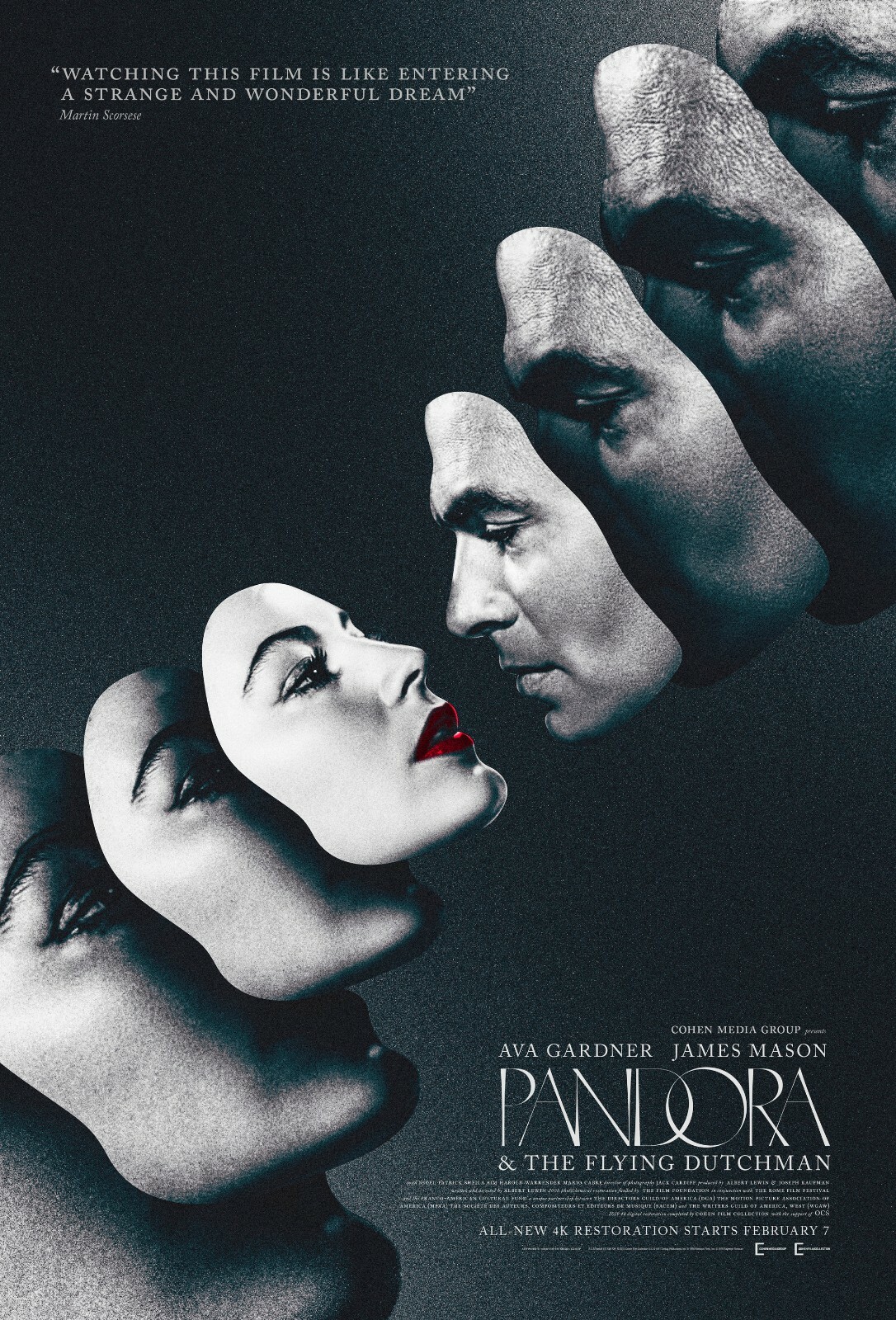 Pandora and the Flying Dutchman movie poster (b) – 11″ x 17″ – Ava Gardner