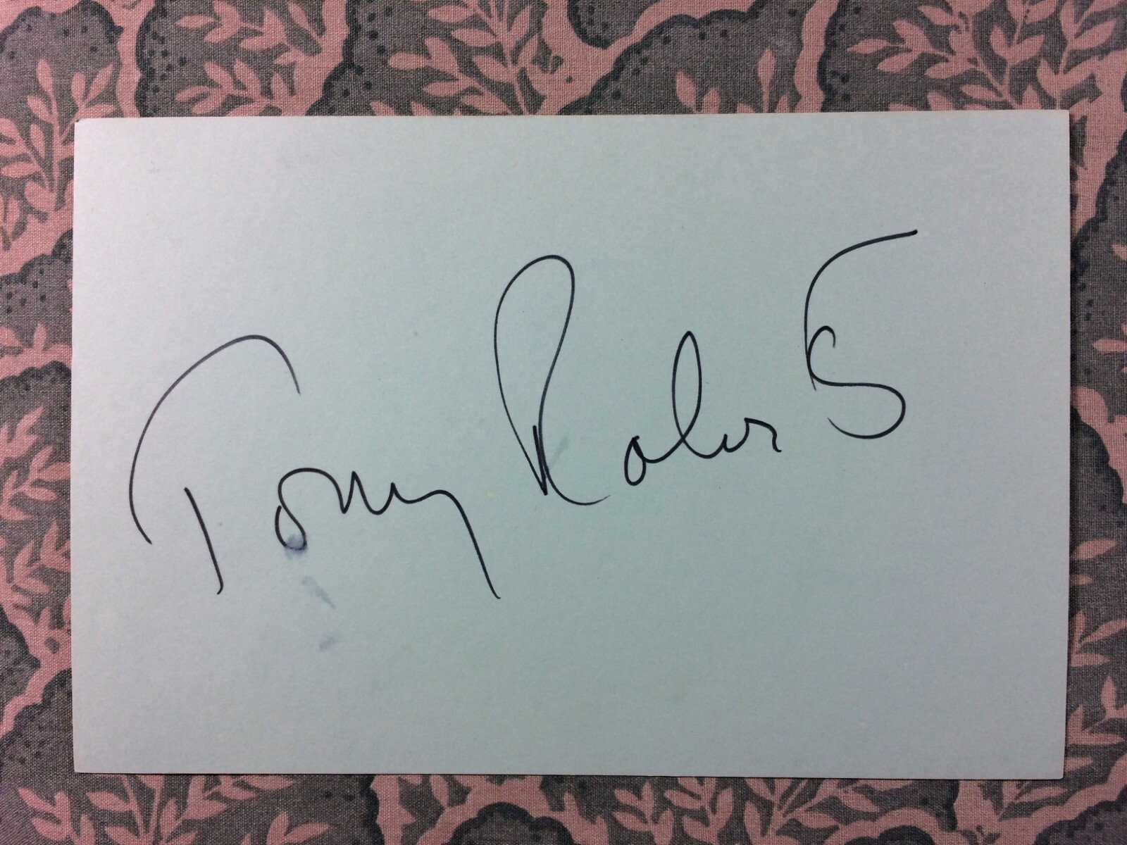 Tony Roberts – Dirty Dancing – The Woody Allen Special- Zelig- Autographed 1974