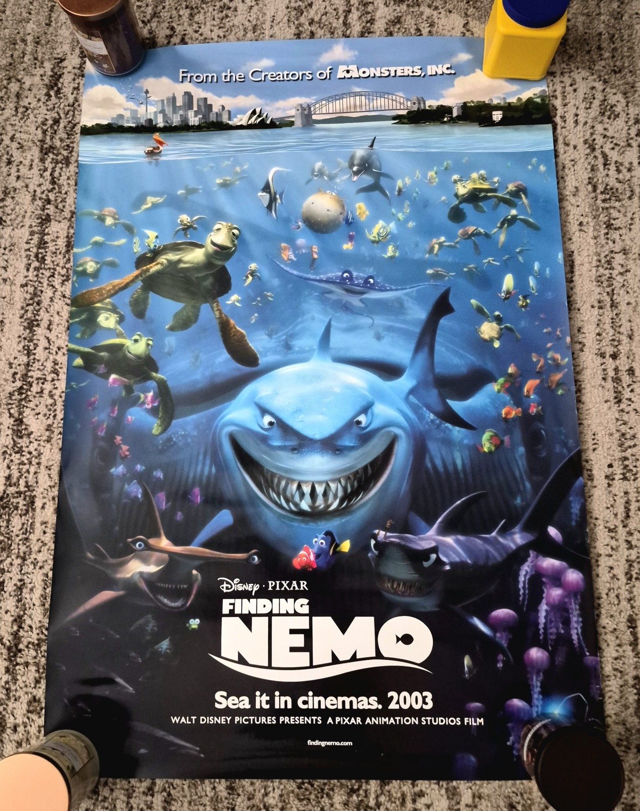 FINDING NEMO – 2003 – Original 27×40 Advance Movie Poster – Style C S/S