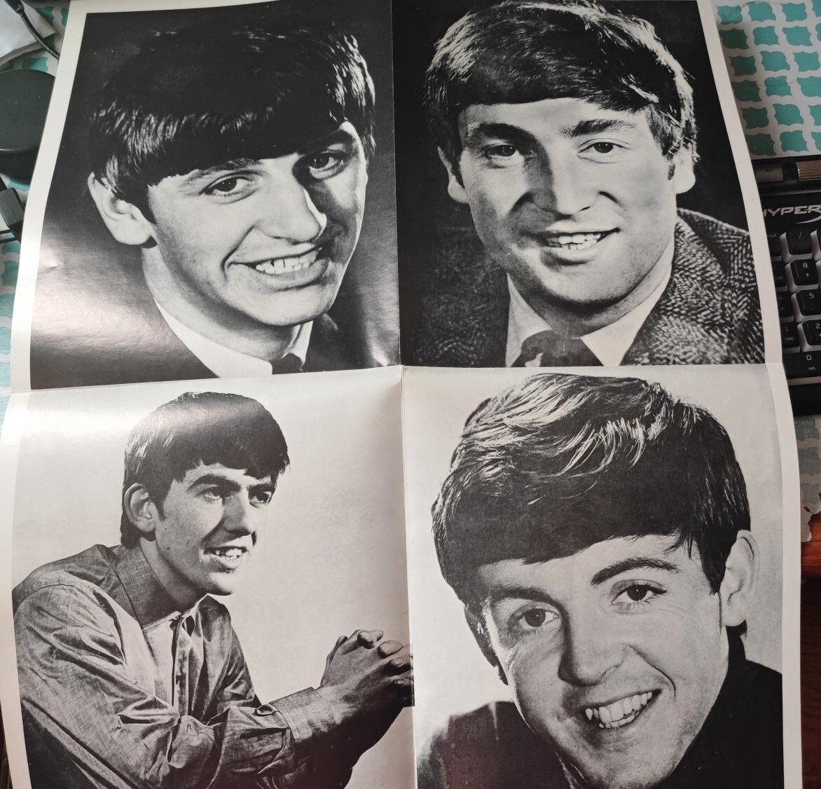 1981 Original Mint Condition “THE BEATLES FROM US TO YOU” LP w/ 3’x2′ Poster