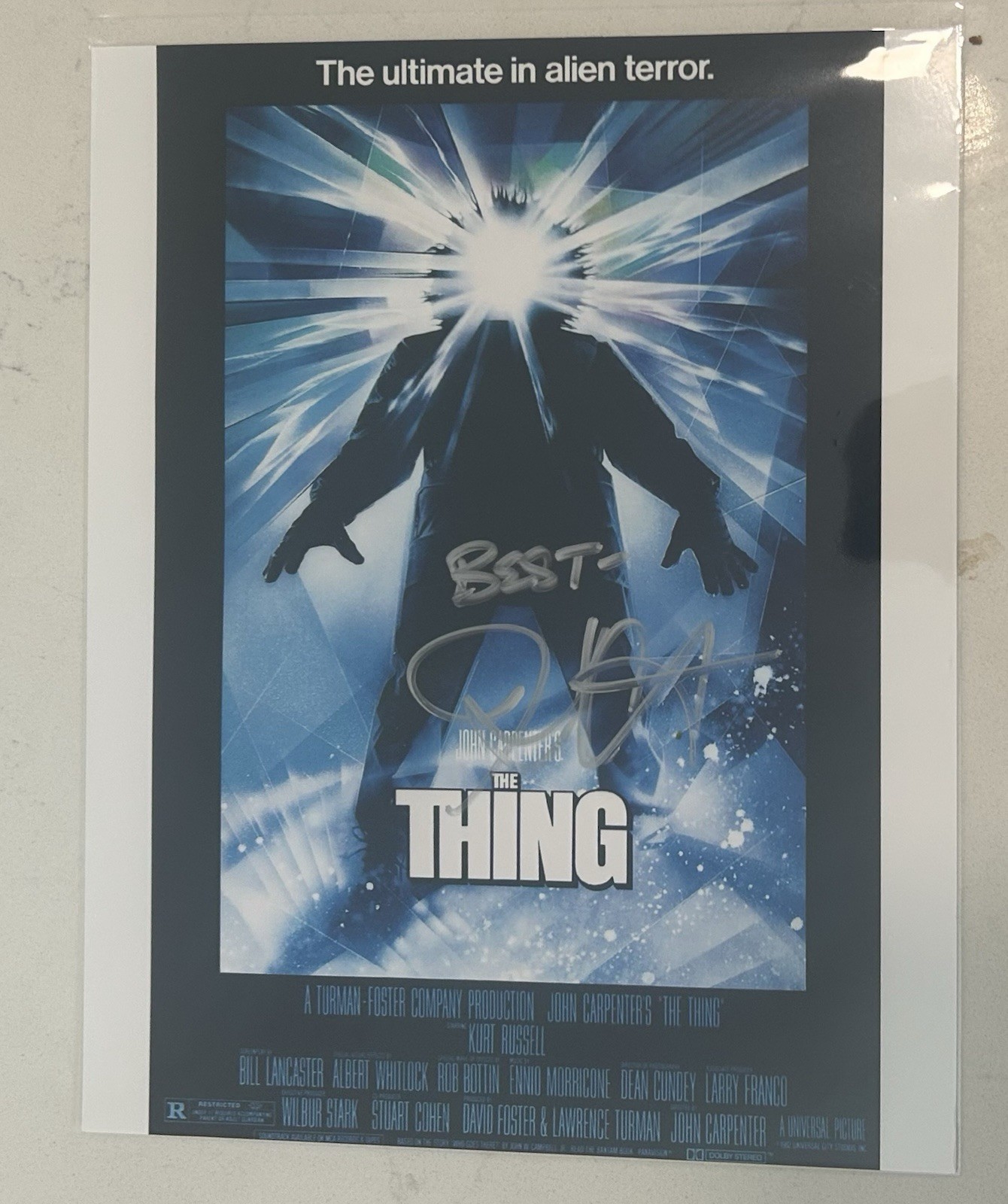 John Carpenter Signed 8×10 Photo – The Thing – COA