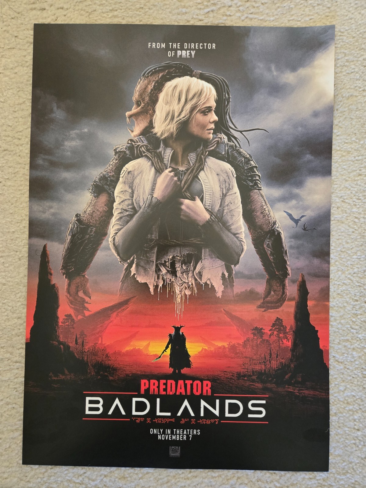 Predator Badlands SDCC 2025 Hall H Exclusive Comic-Con Promo 13×19 Poster New