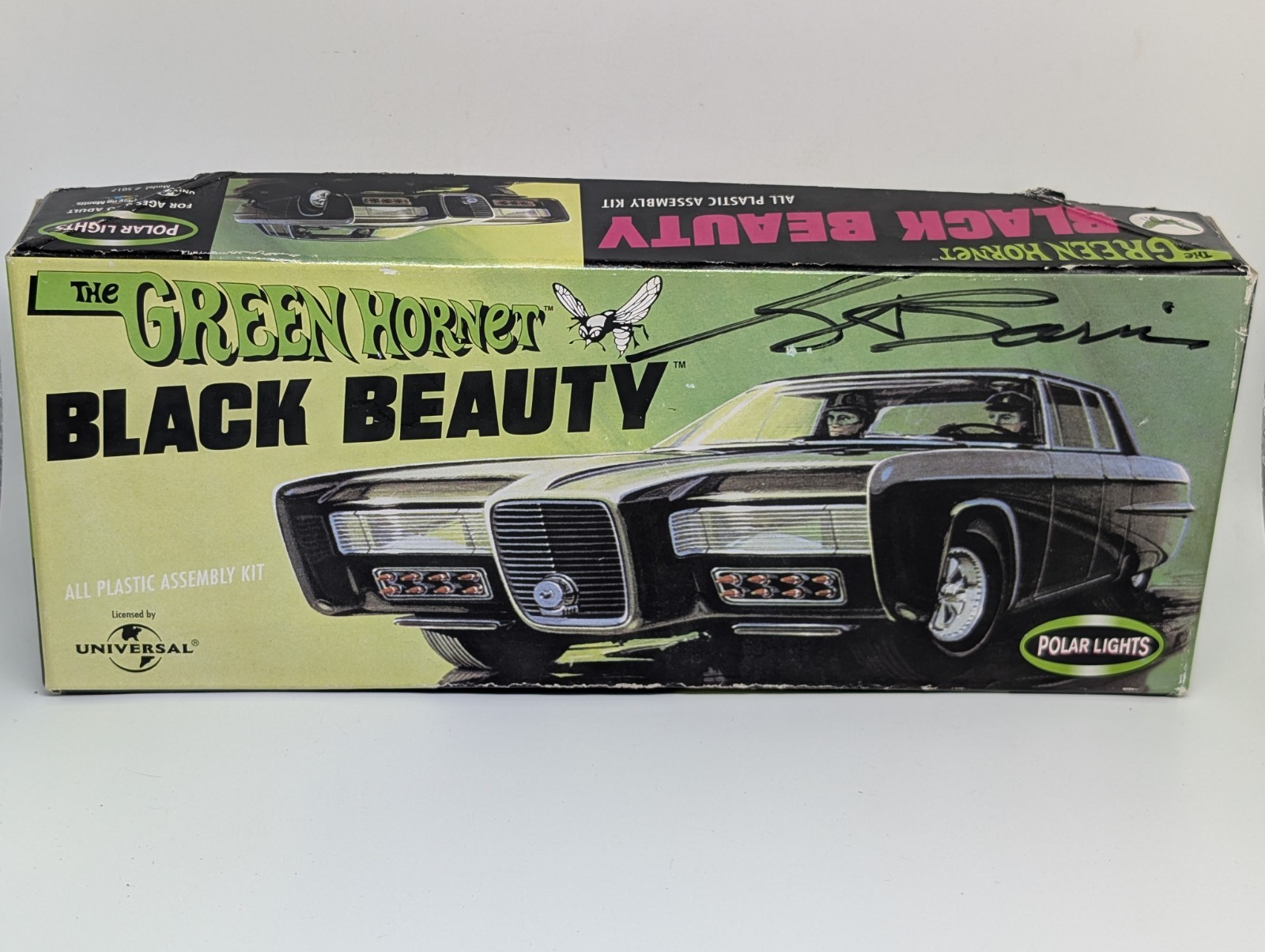 Signed By George Barris The Green Hornet Black Beauty Polar Lights Box Only
