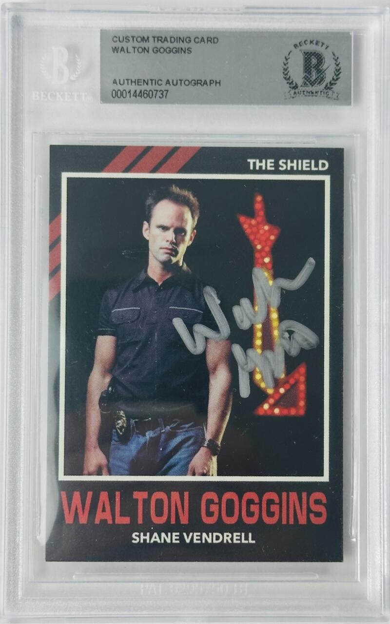 WALTON GOGGINS SIGNED THE SHIELD TRADING CARD AUTOGRAPHED AUTOGRAPH SHANE BAS 37