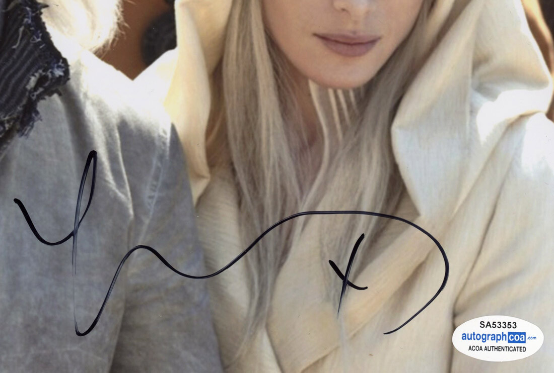 Jaime Murray signed Autograph “DEFIANCE” 8×10 Photo PROOF p SEXY Stahma ACOA COA