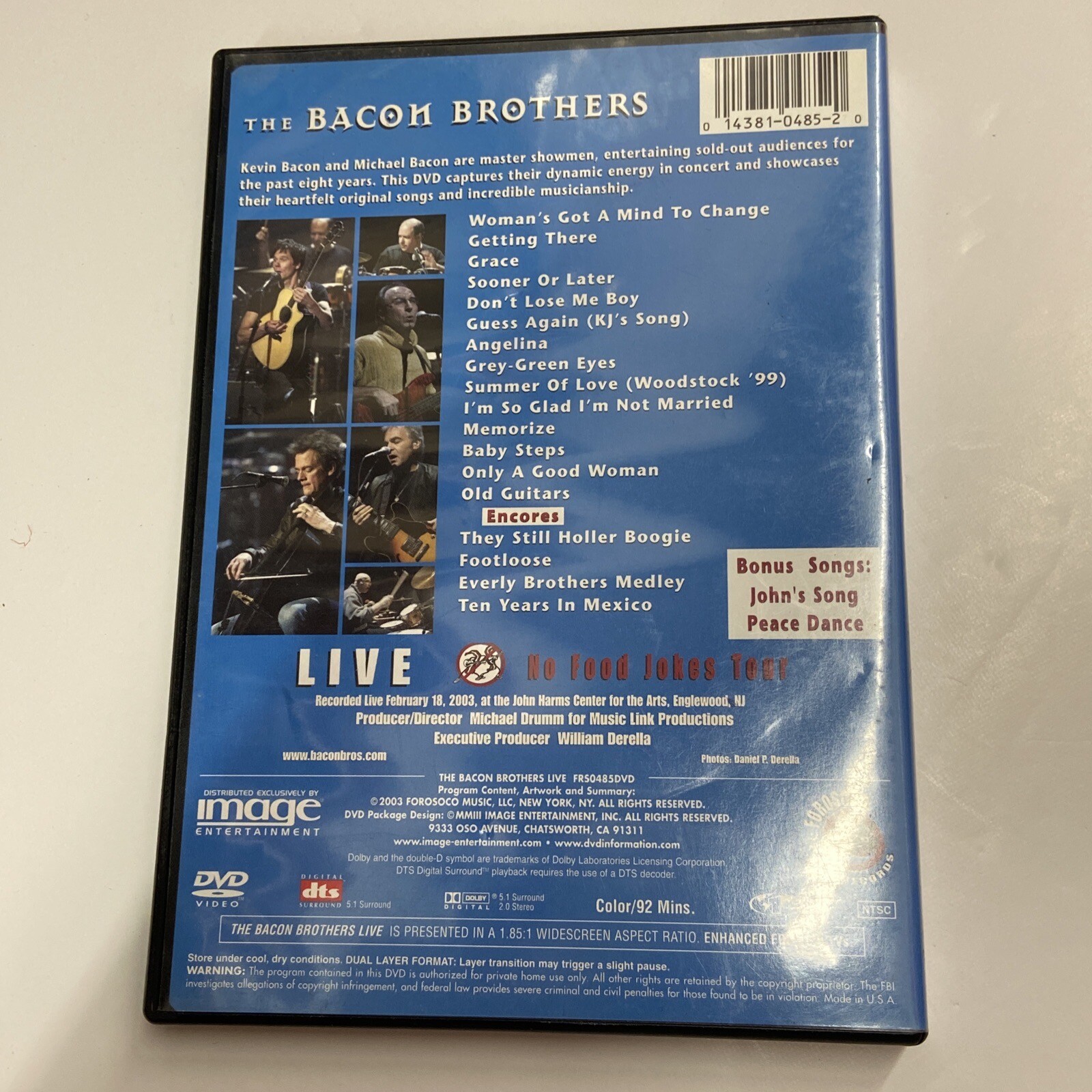 The Bacon Brothers Live Signed
