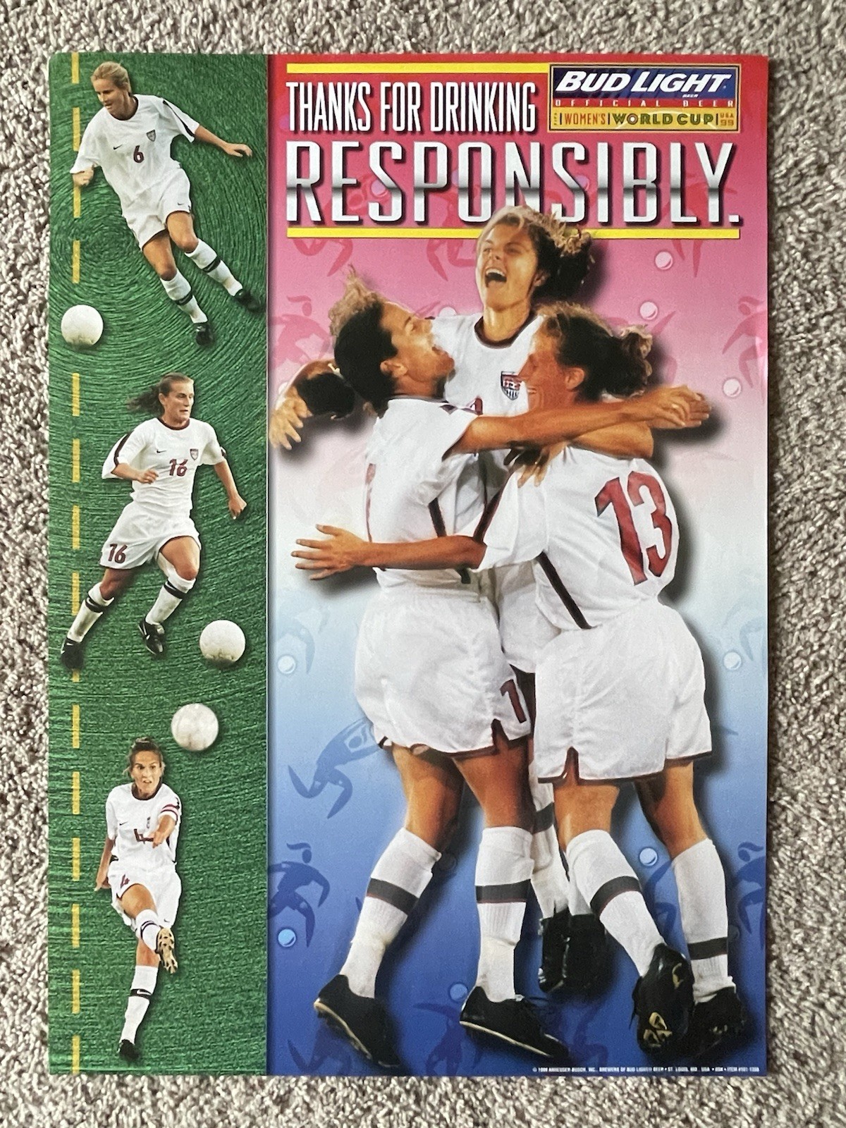 Misc Beer Posters-BACKDRAFT movie Budweiser-US Women Soccer-Dale Earnhardt-Magic