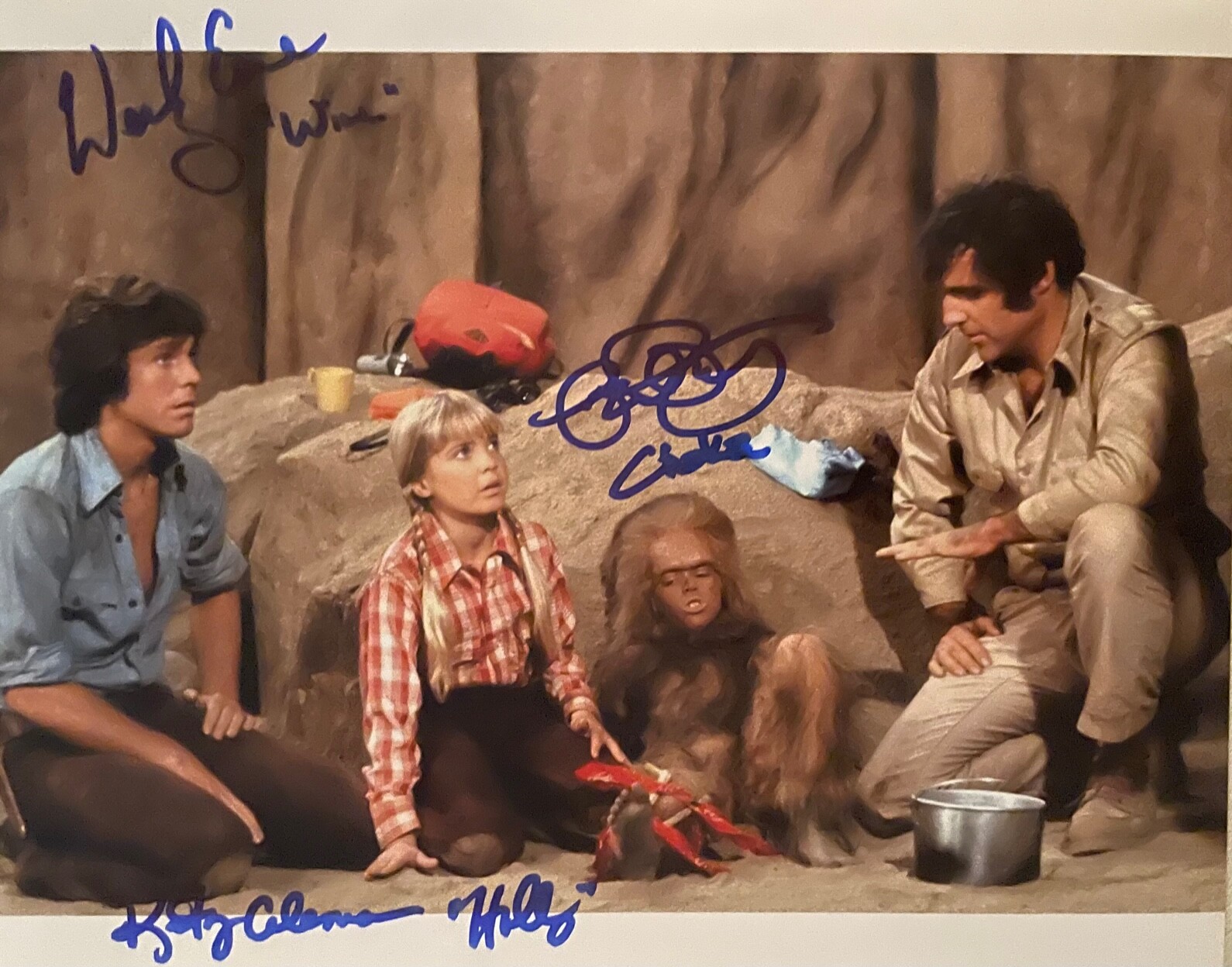 Land of the Lost Kathy, Wesley & Phillip Original 8X10 signed Photo #5